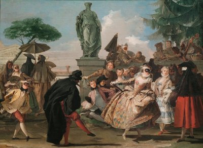 The Minuet by Domenico Tiepolo